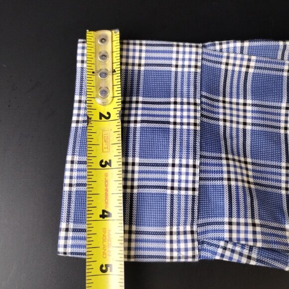 IKE BEHAR NY Neiman Marcus Blue Button Down Long Sleeve Shirt Size 32/33 SKU2292 - Picture 6 of 9